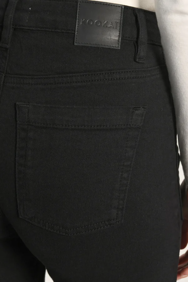 KOOKAÏ PANTALON FLARE THADEE Noir Discount