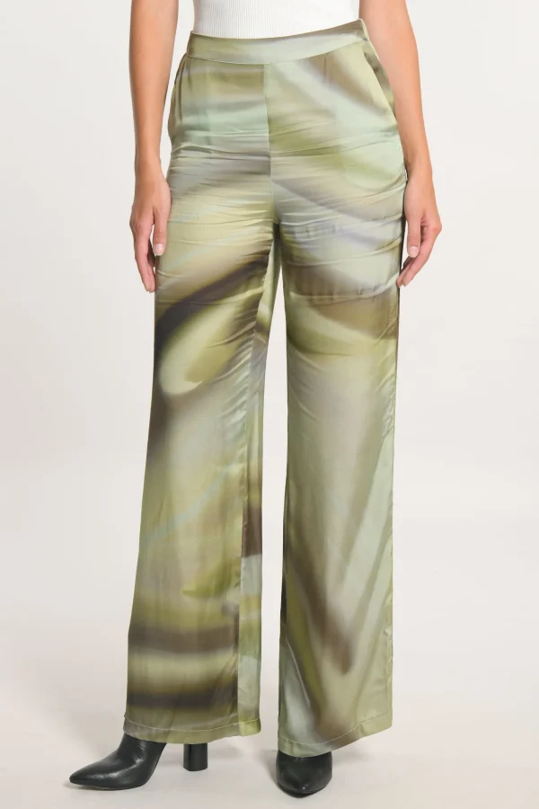 KOOKAÏ PANTALON NIKITA IMPRIMÉ 70s MULTI KAKI Multikaki Sale