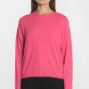 KOOKAÏ PULL BOUTONNE NOLWENN Fuschia Store