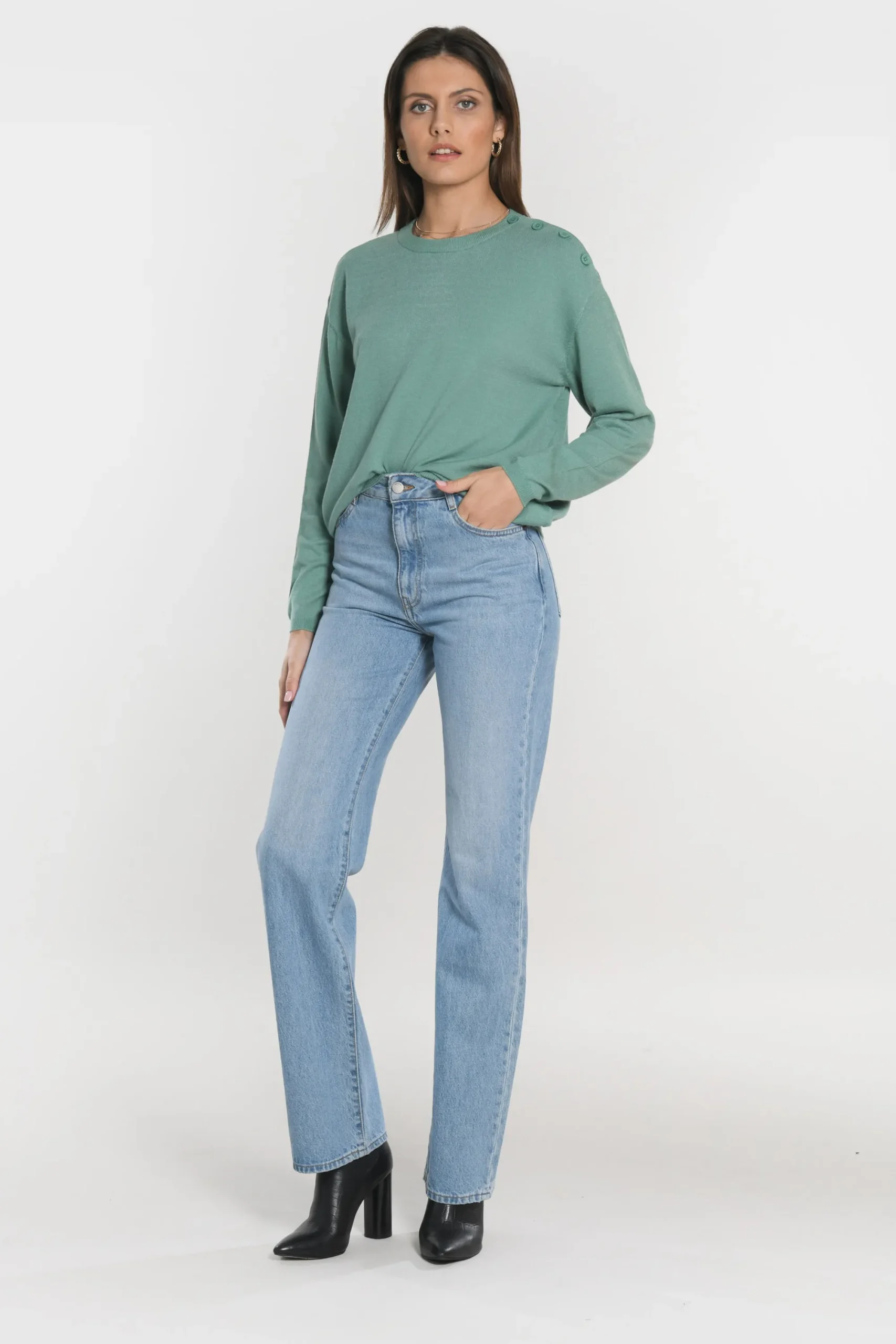 pull_boutonne_nolwenn_nep_3.webp KOOKAÏ PULL BOUTONNE NOLWENN NEPTUNE GREEN Neptunegreen Discount