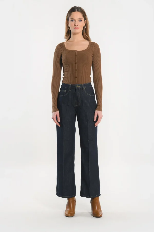 KOOKAÏ PULL COL CARRE - ELISABETH - Sephia Store