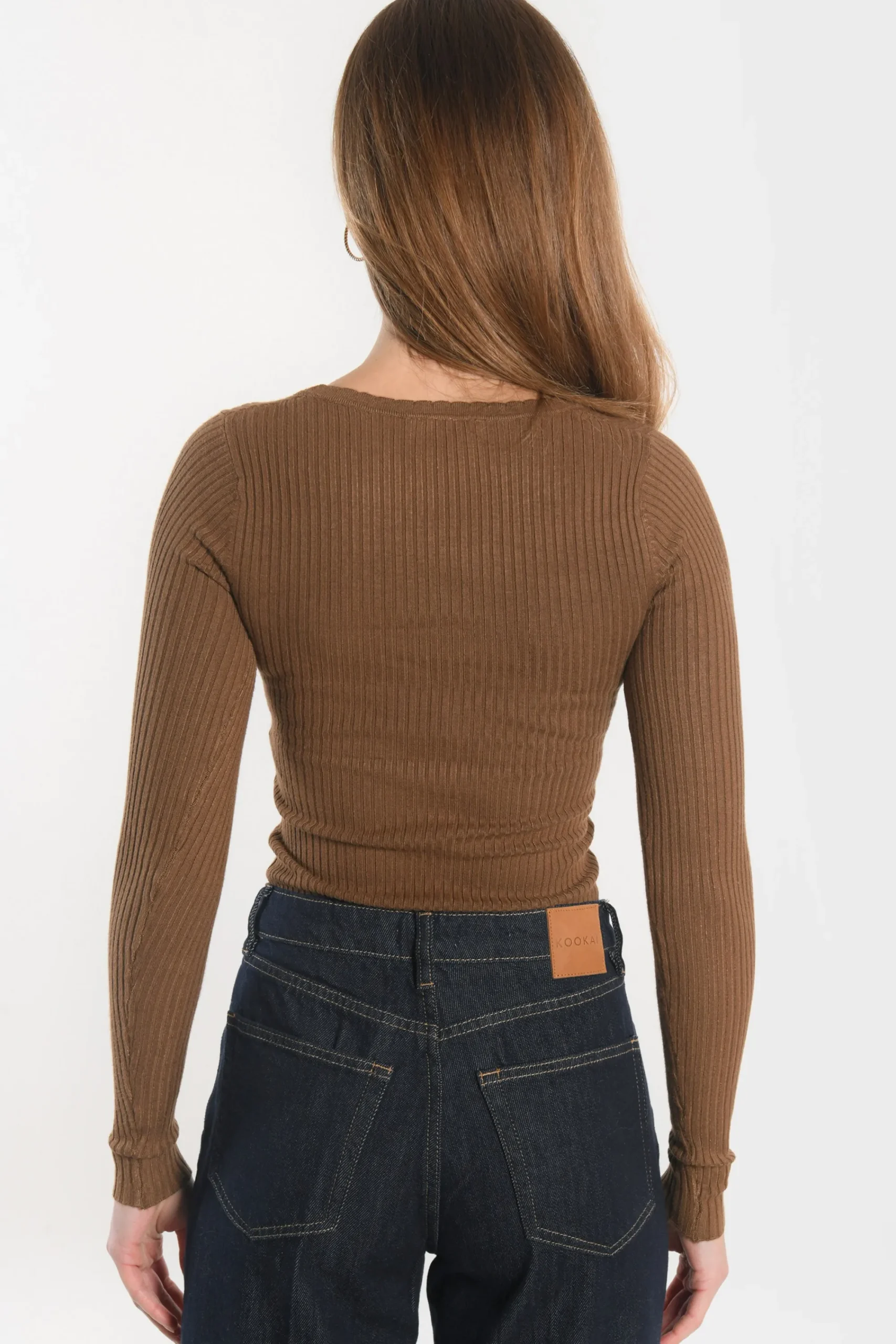 pull_col_carre__elisabeth_5.webp KOOKAÏ PULL COL CARRE - ELISABETH - Sephia Store