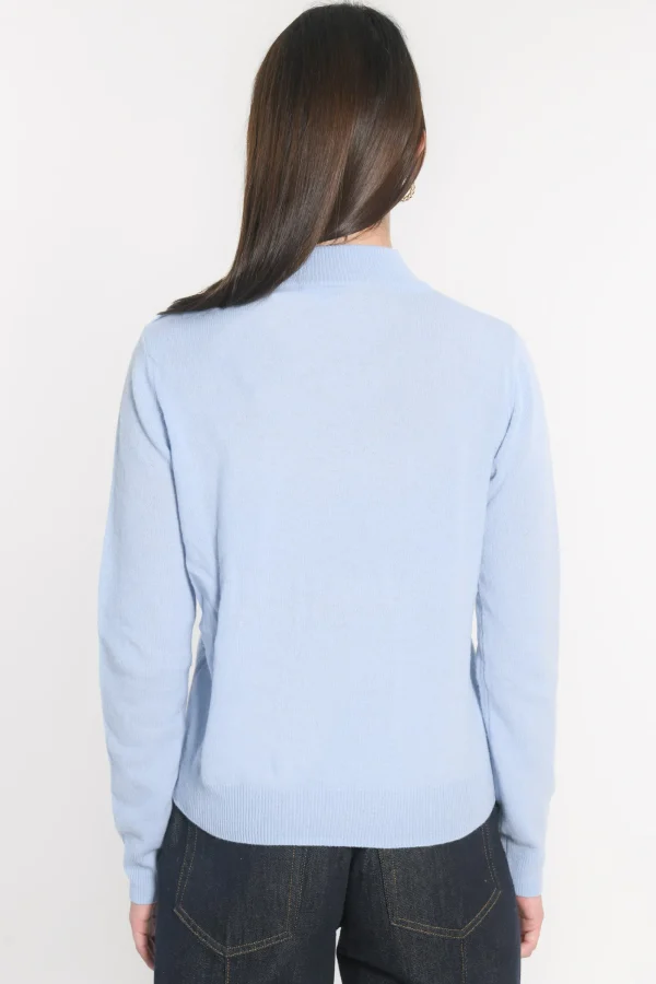 KOOKAÏ PULL COL CHEMINÉE ANITA Ciel Best Sale