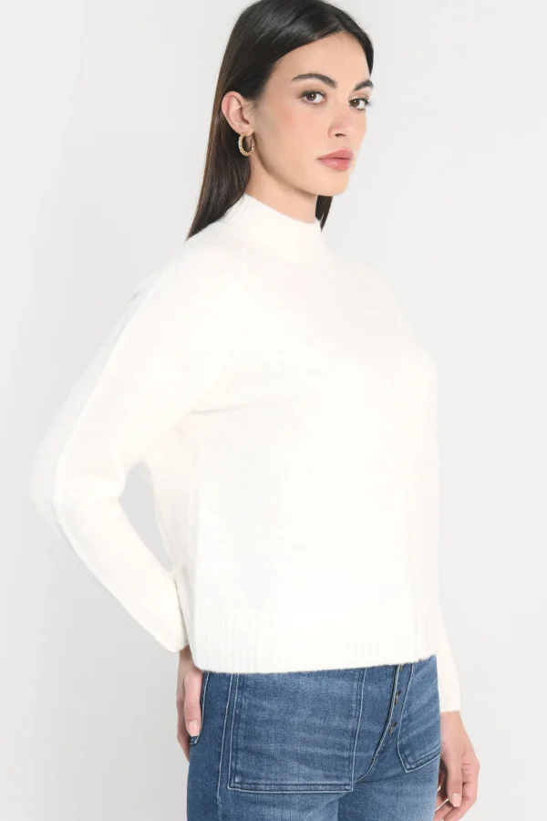 KOOKAÏ PULL COL MONTANT CONNIE Ecru Discount
