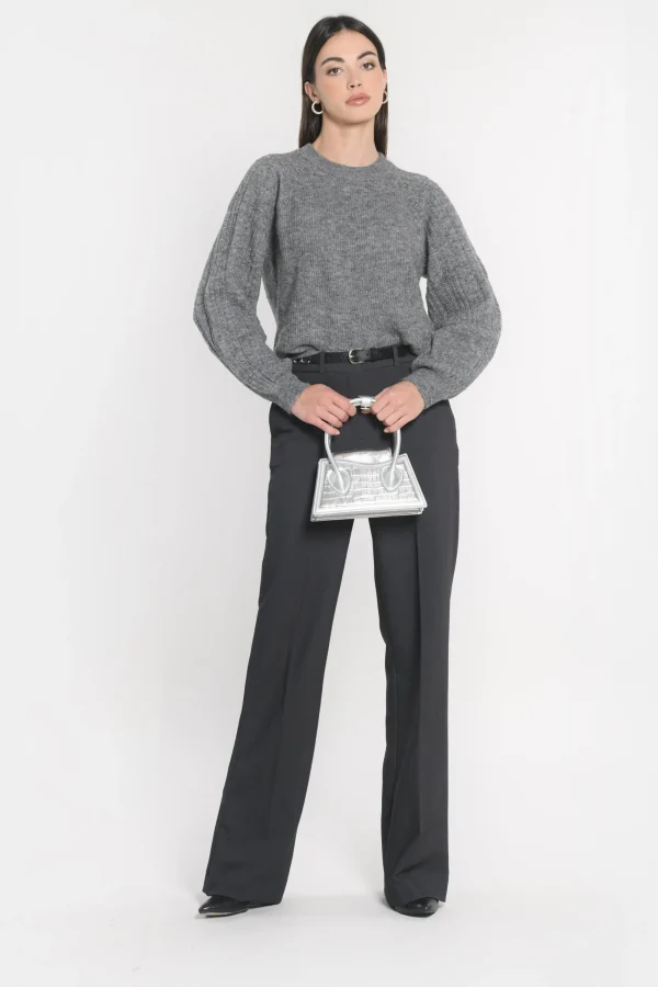 KOOKAÏ PULL COL ROND CARRY Anthracite Store