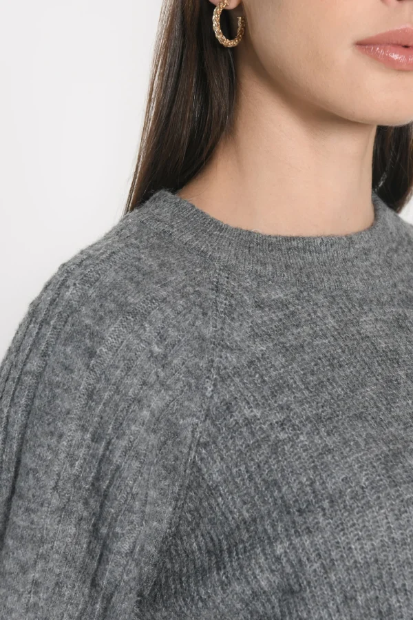 KOOKAÏ PULL COL ROND CARRY Anthracite Store