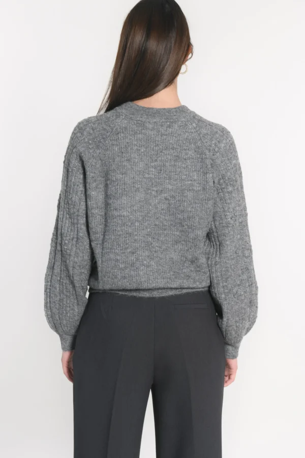 KOOKAÏ PULL COL ROND CARRY Anthracite Store