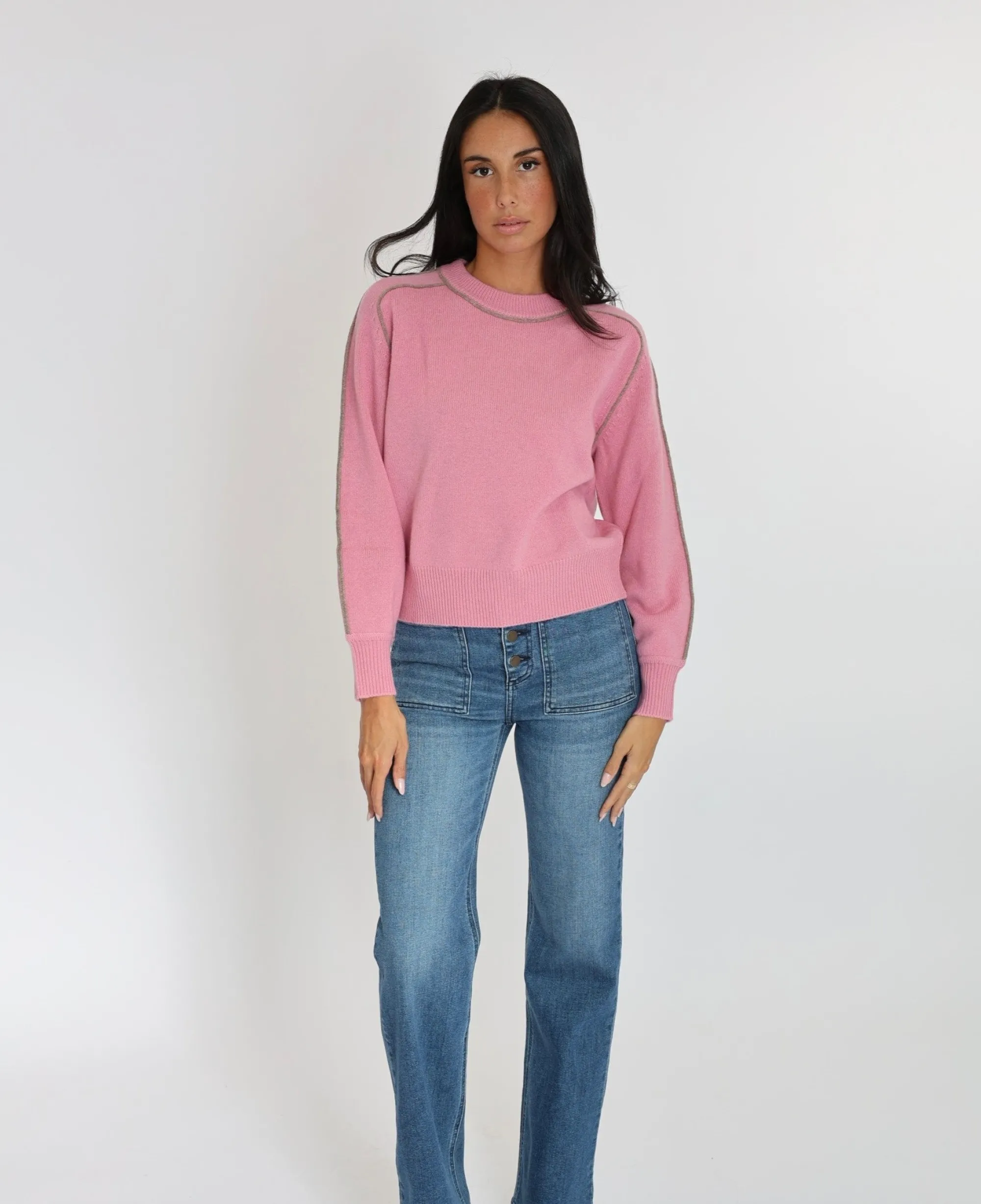 pull_col_rond_gabby_roseb_2.webp KOOKAÏ PULL COL ROND GABBY ROSE/BEIGE CHINÉ Rose/beigechine Flash Sale