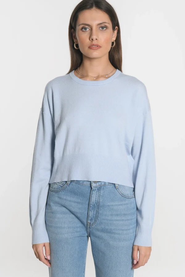 KOOKAÏ PULL COL ROND NOLWENN Ciel Fashion