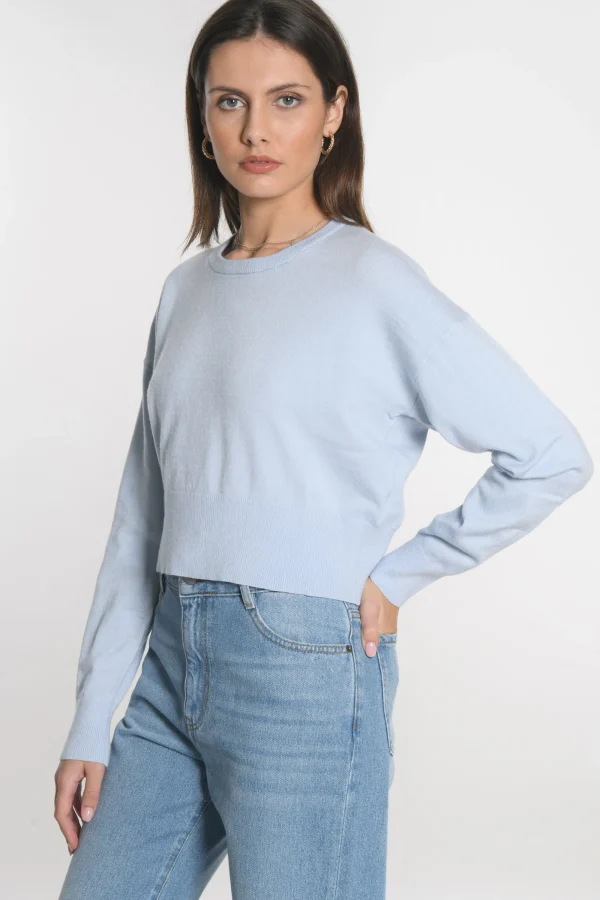 KOOKAÏ PULL COL ROND NOLWENN Ciel Fashion