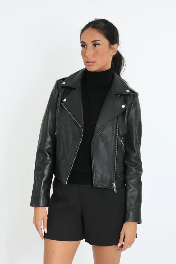 KOOKAÏ PULL COL ROULÉ ANITA Noir Flash Sale