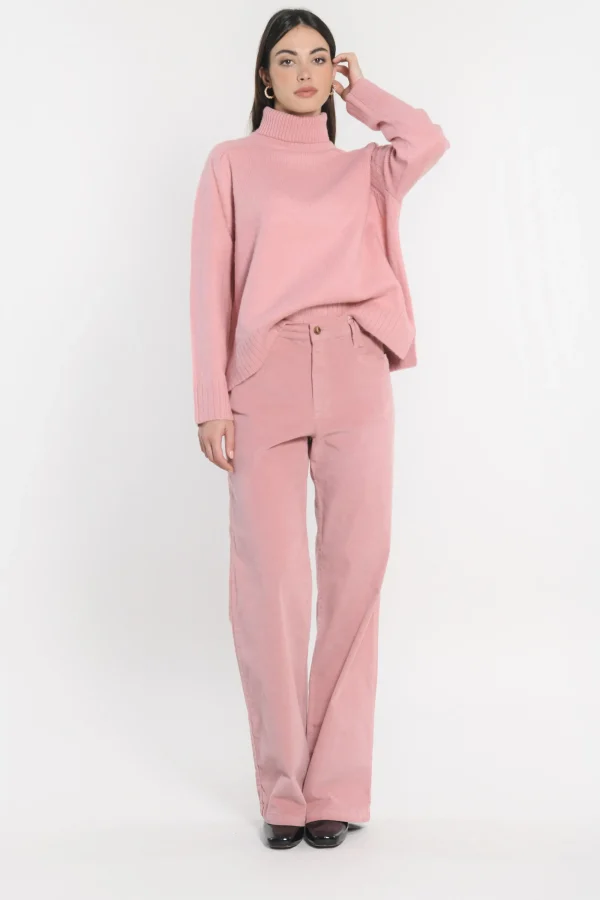 KOOKAÏ PULL COL ROULÉ JOANA BOIS DE ROSE Boisderose Sale