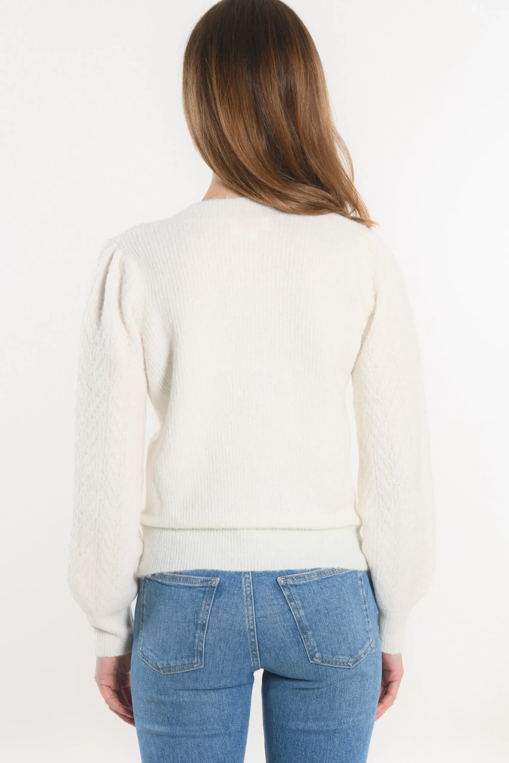 pull_col_v__dayana__ecru_5.webp KOOKAÏ PULL COL V - DAYANA - Ecru New