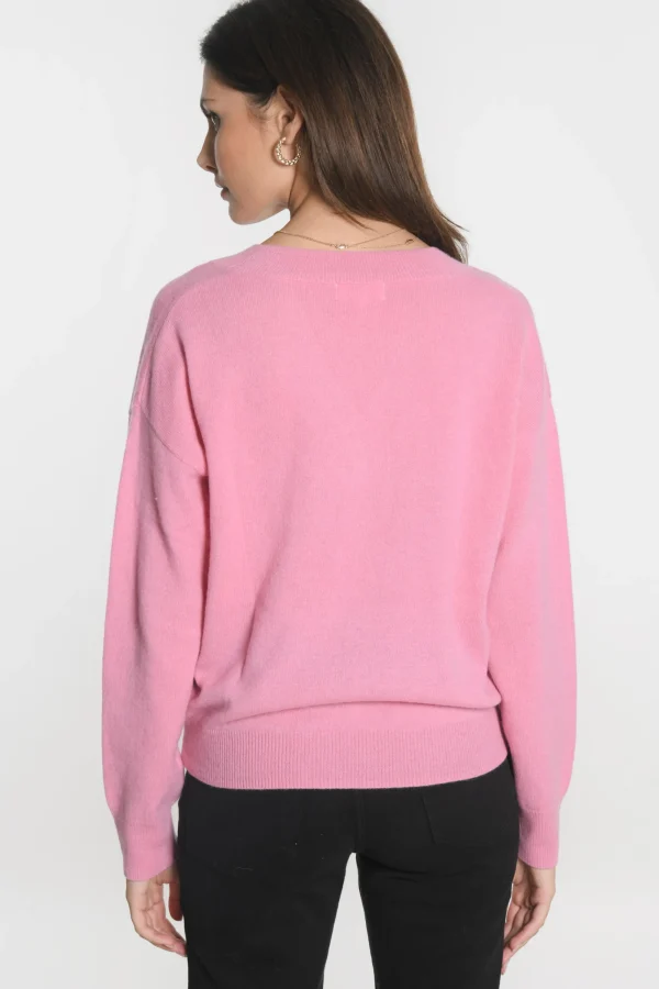 KOOKAÏ PULL COL V ANITA BOIS DE ROSE Boisderose Clearance