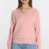 KOOKAÏ PULL COL V NOLWENN MELLOW ROSE Mellowrose Store