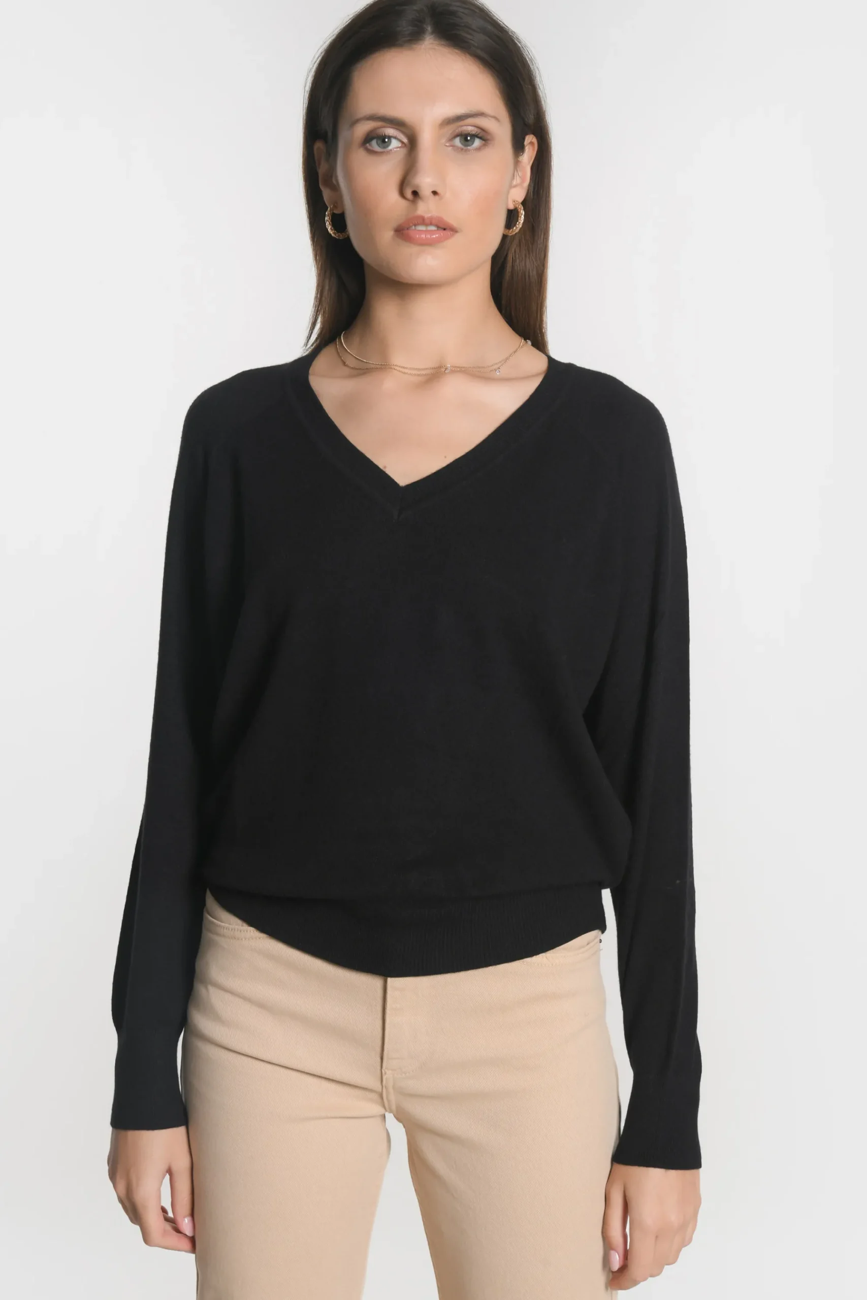 pull_col_v_nolwenn_noir_0.webp KOOKAÏ PULL COL V NOLWENN Noir Discount