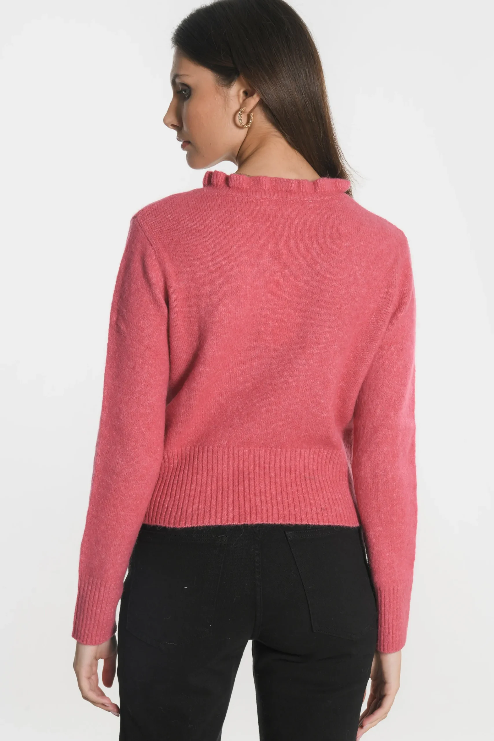 pull_col_v_sandrine_berry_5.webp KOOKAÏ PULL COL V SANDRINE Berry Cheap