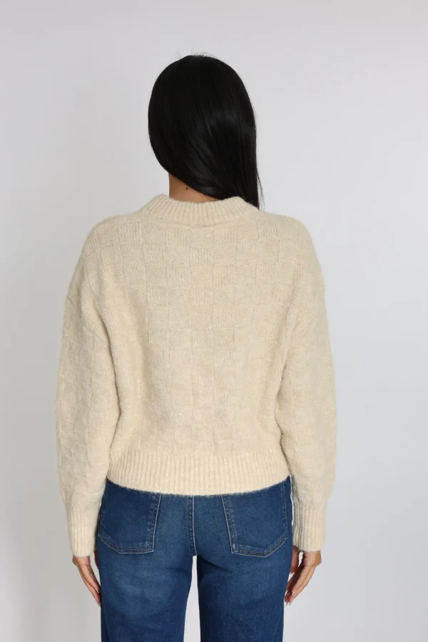 KOOKAÏ PULL COURT KYRA Beige Clearance