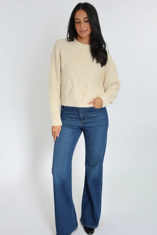 KOOKAÏ PULL COURT KYRA Beige Clearance