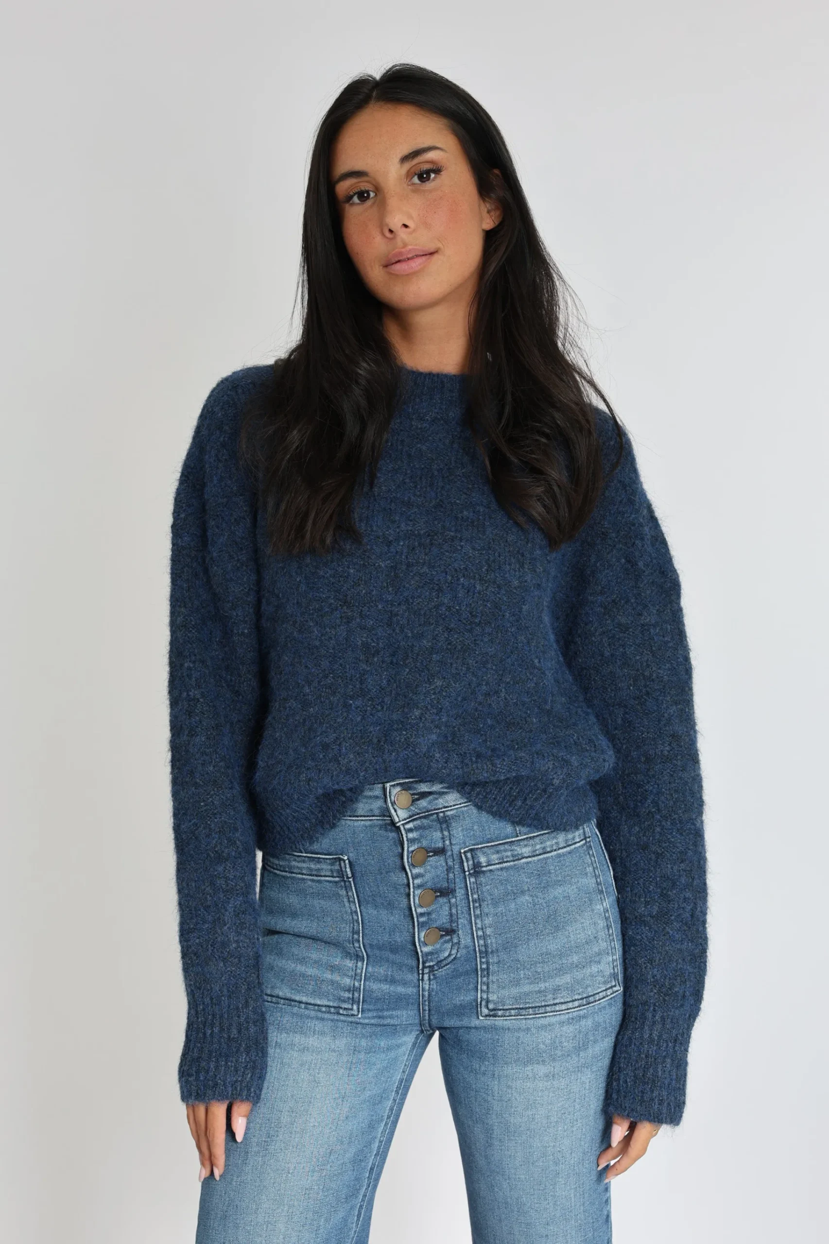 pull_court_kyra_navy_0.webp KOOKAÏ PULL COURT KYRA Navy Hot