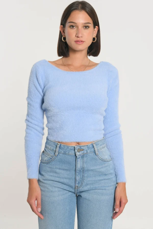 KOOKAÏ PULL DOS TWISTÉ MYLO Ciel New