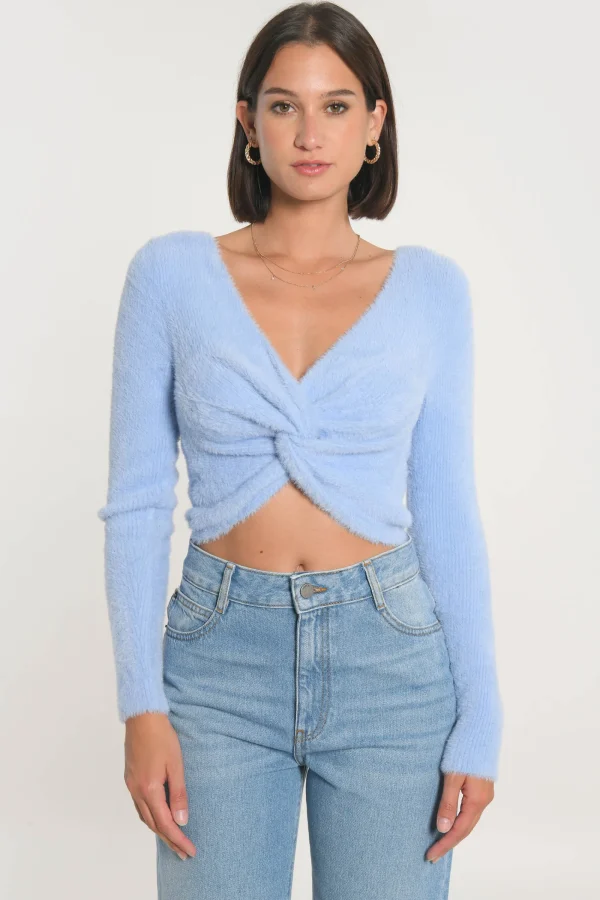 KOOKAÏ PULL DOS TWISTÉ MYLO Ciel New