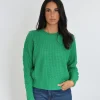 KOOKAÏ PULL LANA COL ROND Green New
