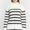 KOOKAÏ PULL MARIN SIW ÉCRU/MARINE Ecru/marine Cheap