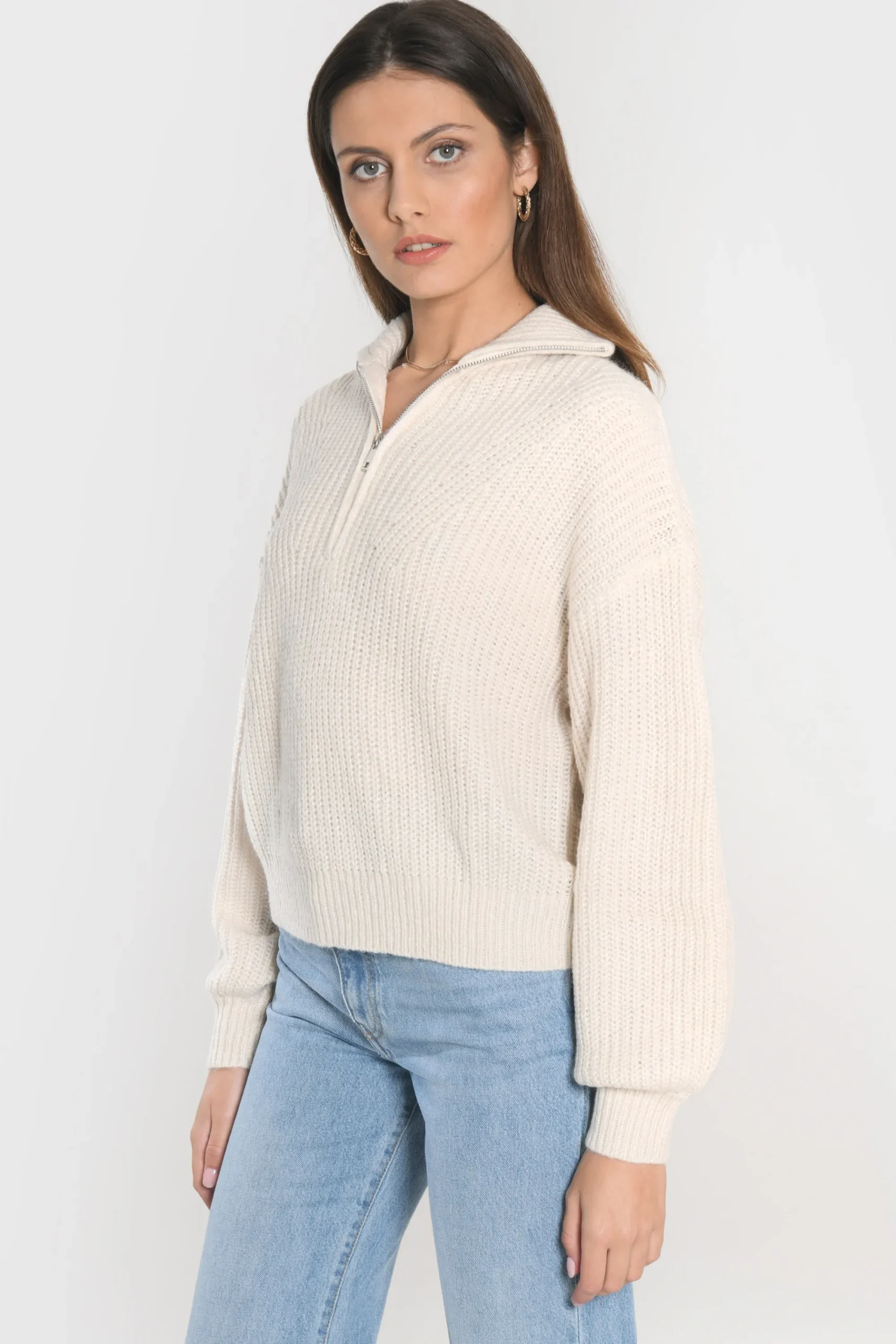 pull_mina_camioneur_ecru_2.webp KOOKAÏ PULL MINA CAMIONEUR Ecru Hot