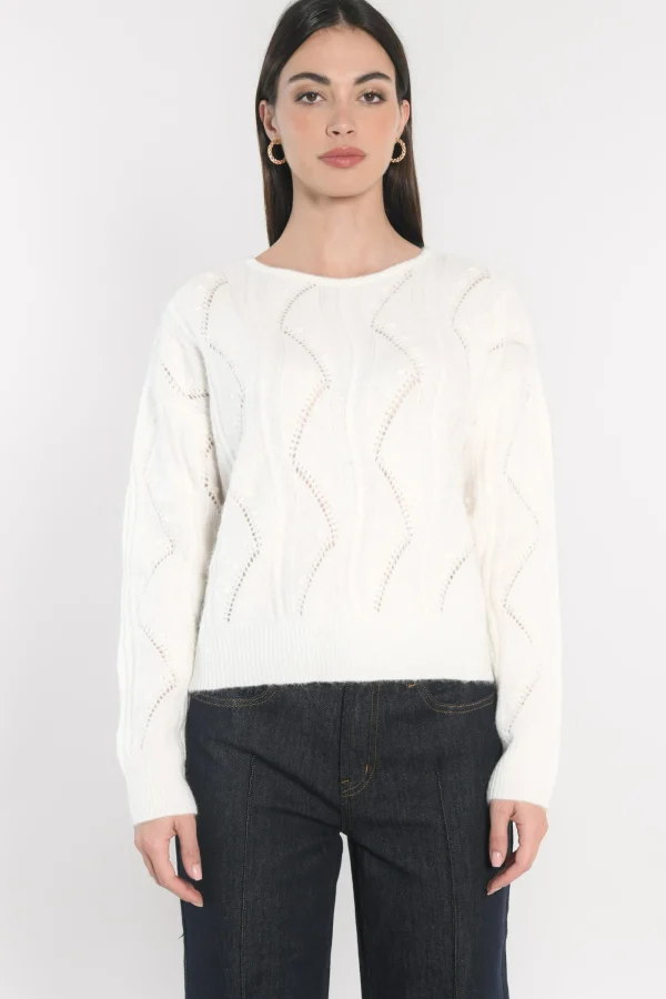 KOOKAÏ PULL MONICA ÉCRU Ecru Store