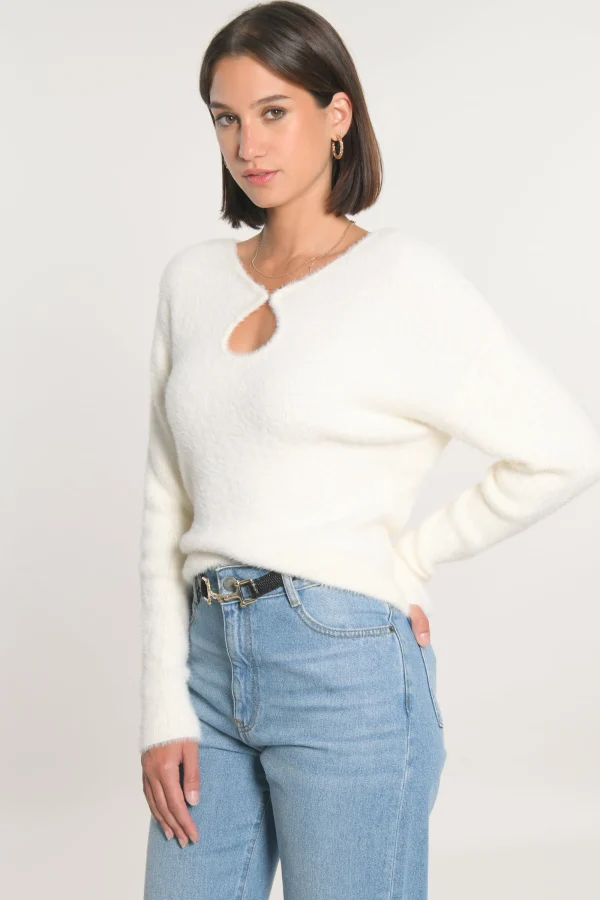 KOOKAÏ PULL MYLO Ecru Best Sale