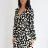 KOOKAÏ ROBE COURTE CARMEN Noir/blanc New