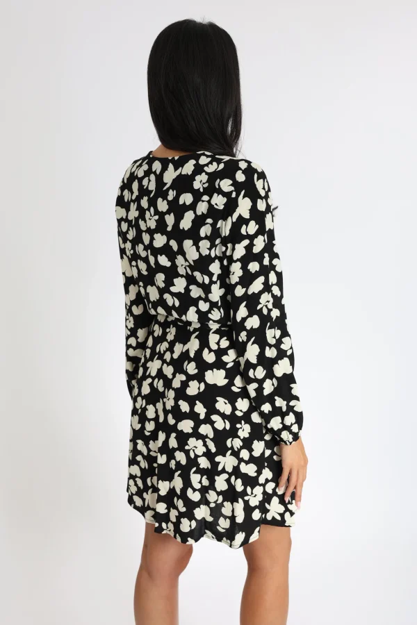 KOOKAÏ ROBE COURTE CARMEN Noir/blanc New