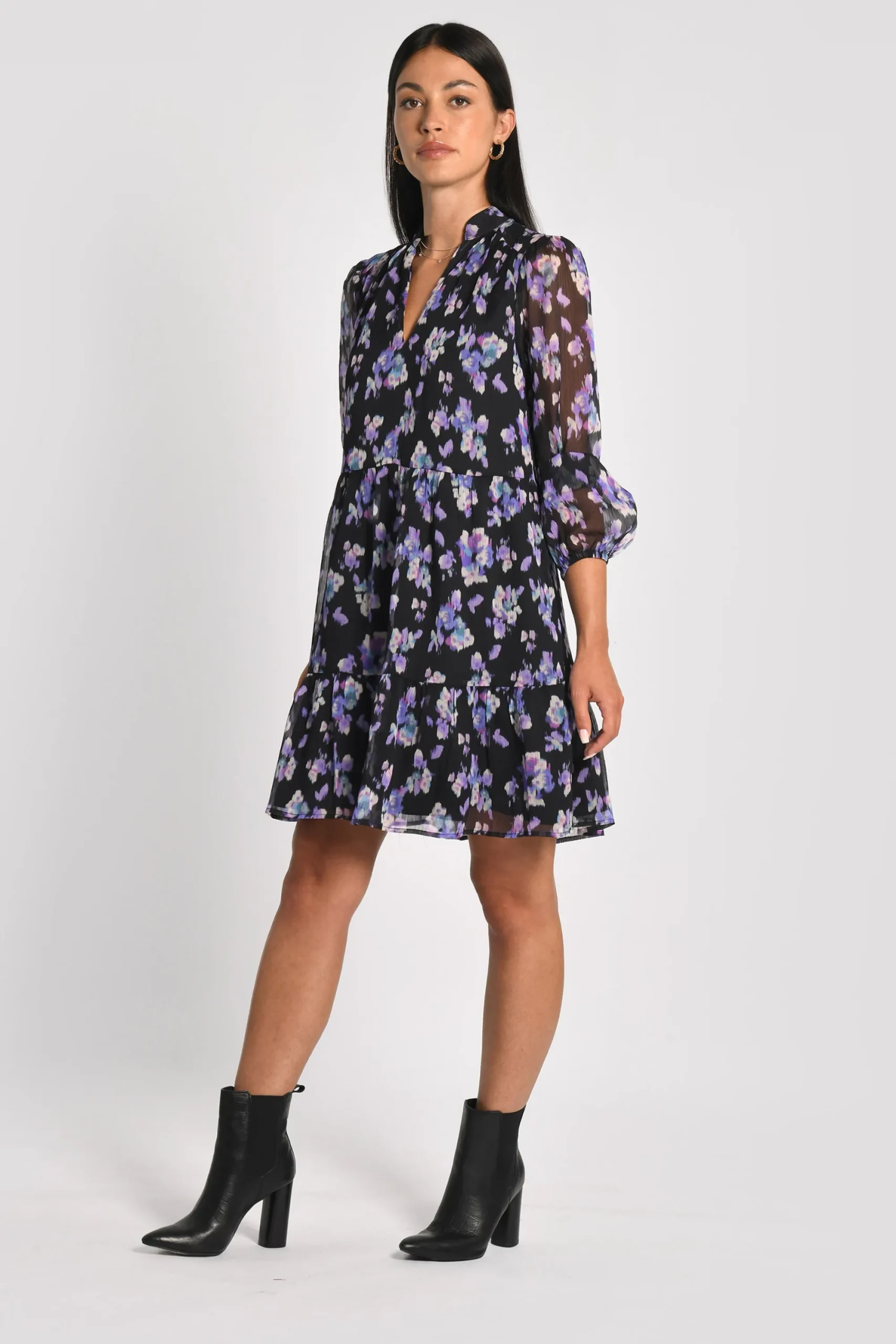 robe_courte_fleurs_madiso_1.webp KOOKAÏ ROBE COURTE FLEURS MADISON MULTI VIOLET Multiviolet Hot