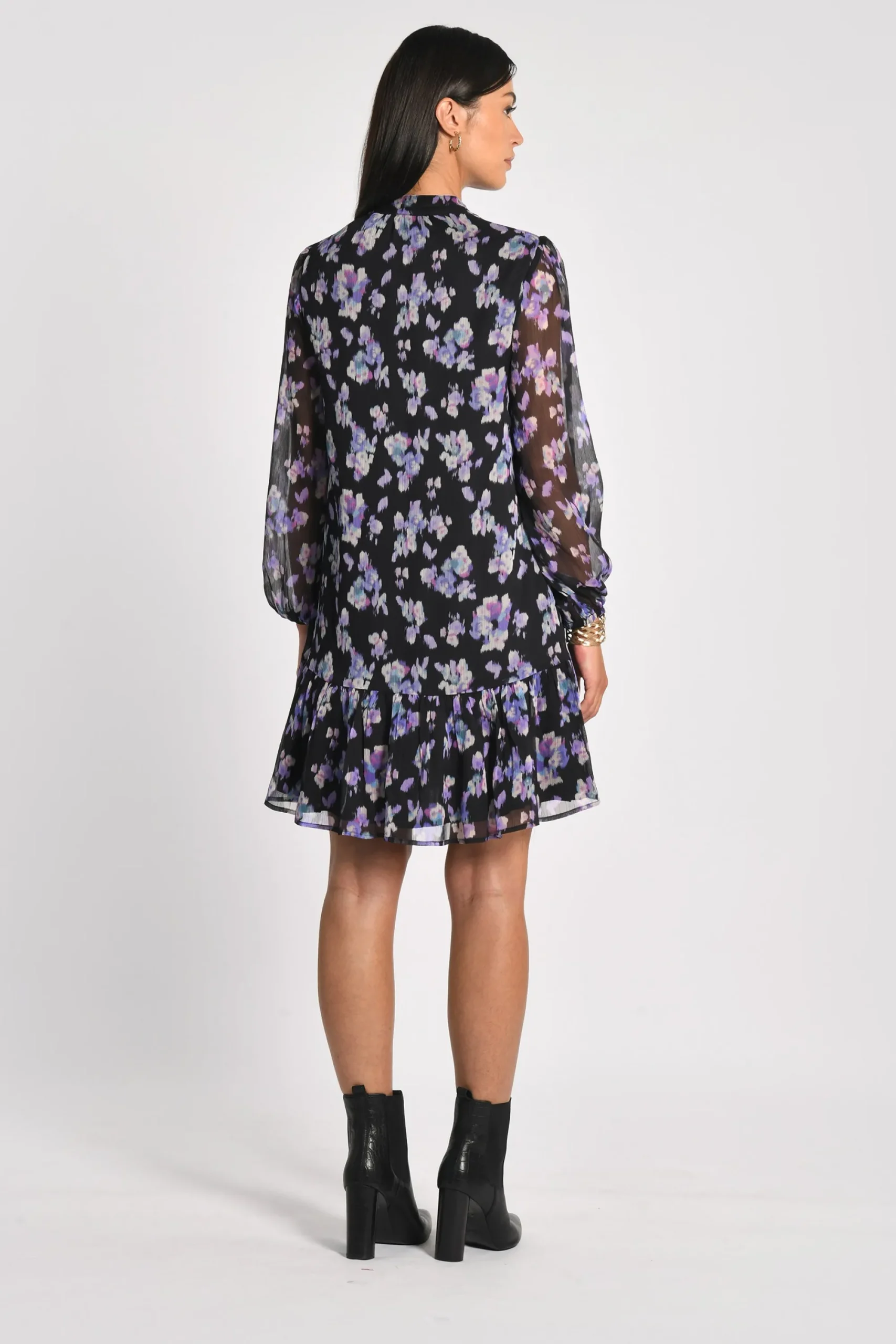 robe_courte_fleurs_madiso_5.webp KOOKAÏ ROBE COURTE FLEURS MADISON MULTI VIOLET Multiviolet Hot