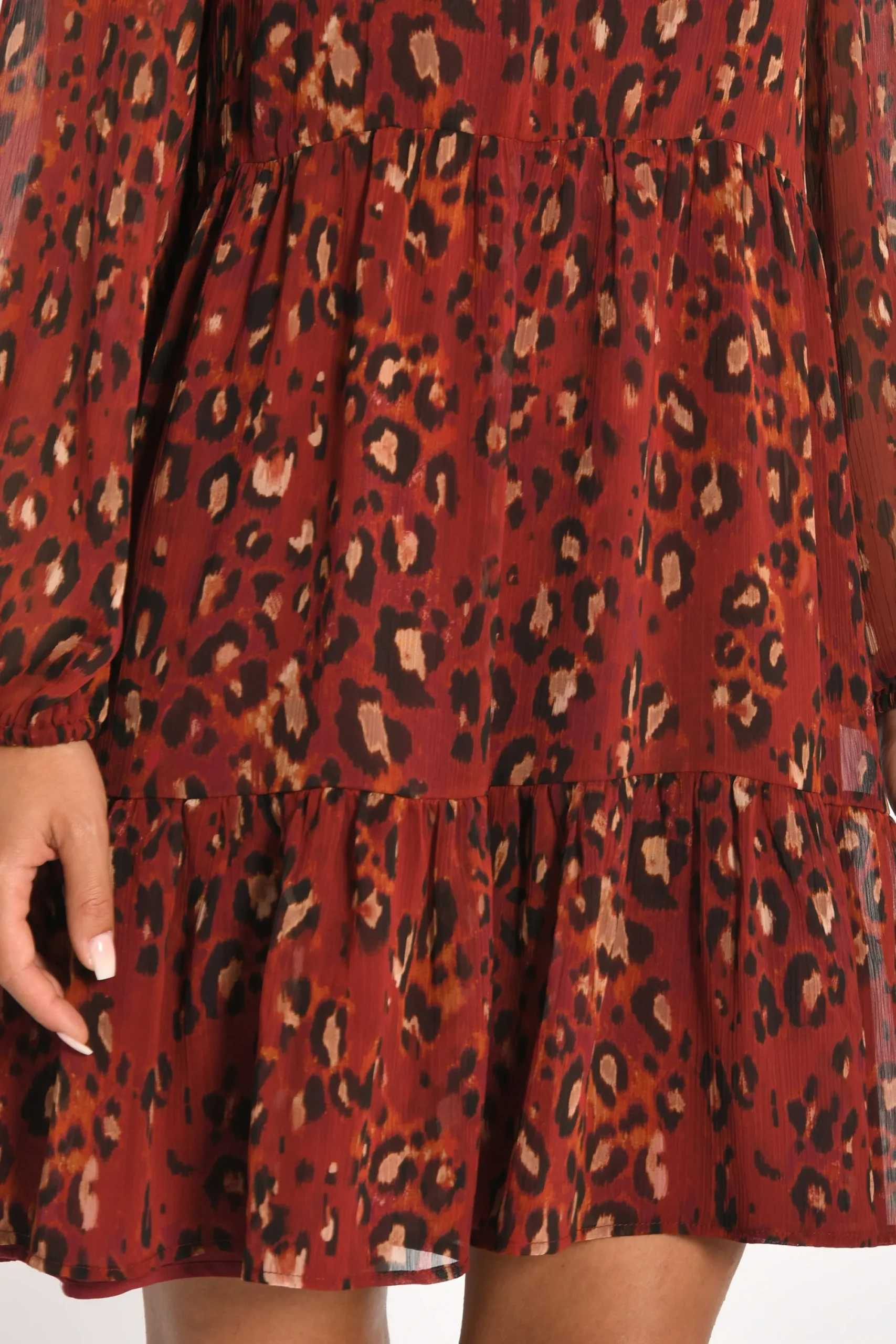 robe_courte_leopard_mina__4.webp KOOKAÏ ROBE COURTE LEOPARD MINA MULTI Bordeaux Store