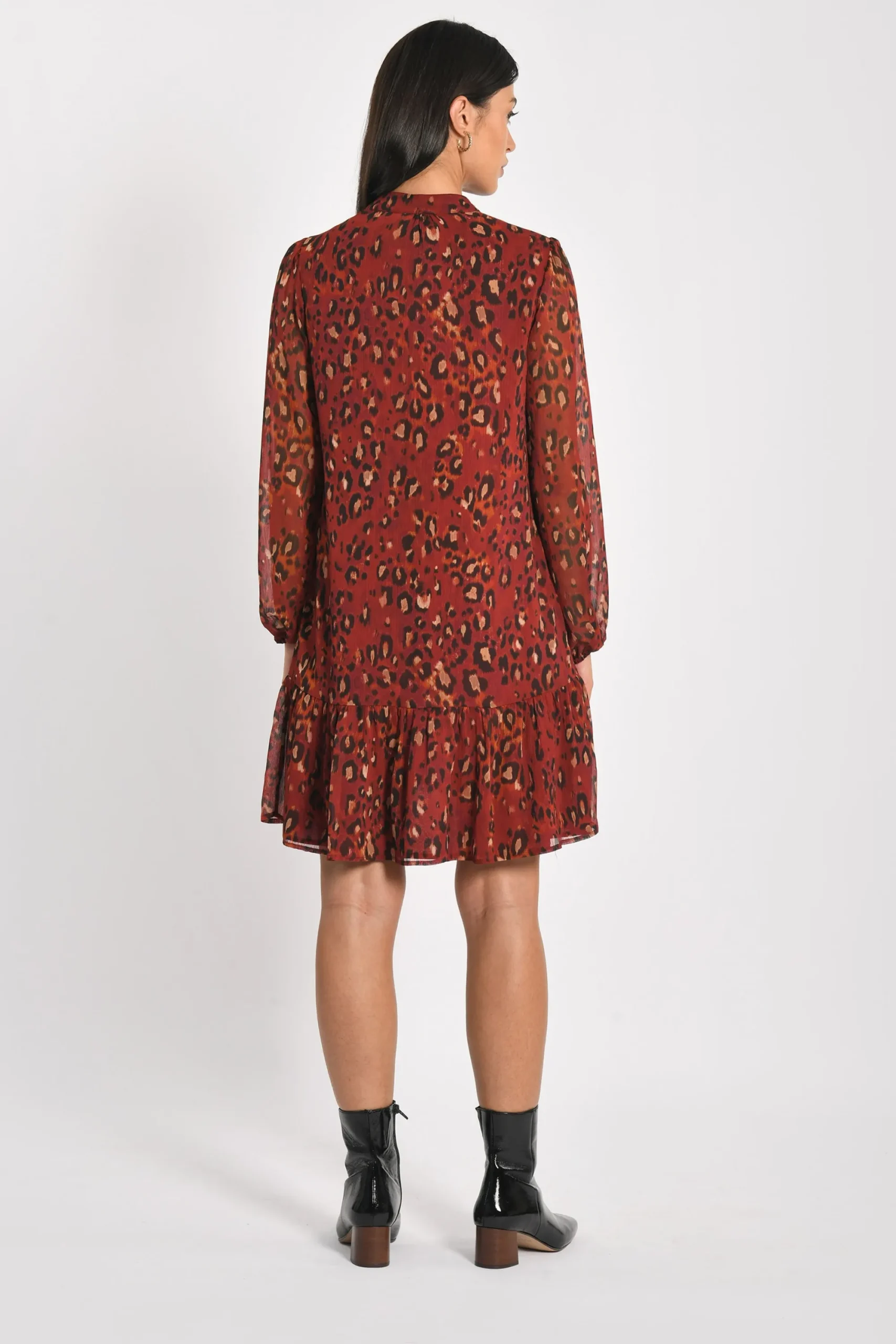 robe_courte_leopard_mina__5.webp KOOKAÏ ROBE COURTE LEOPARD MINA MULTI Bordeaux Store