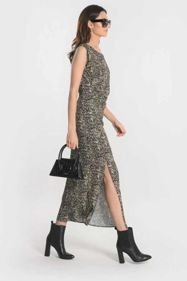 KOOKAÏ ROBE MIDI BIANCA Noir Clearance