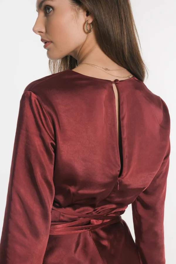 KOOKAÏ ROBE SIA VEE Bordeaux Fashion