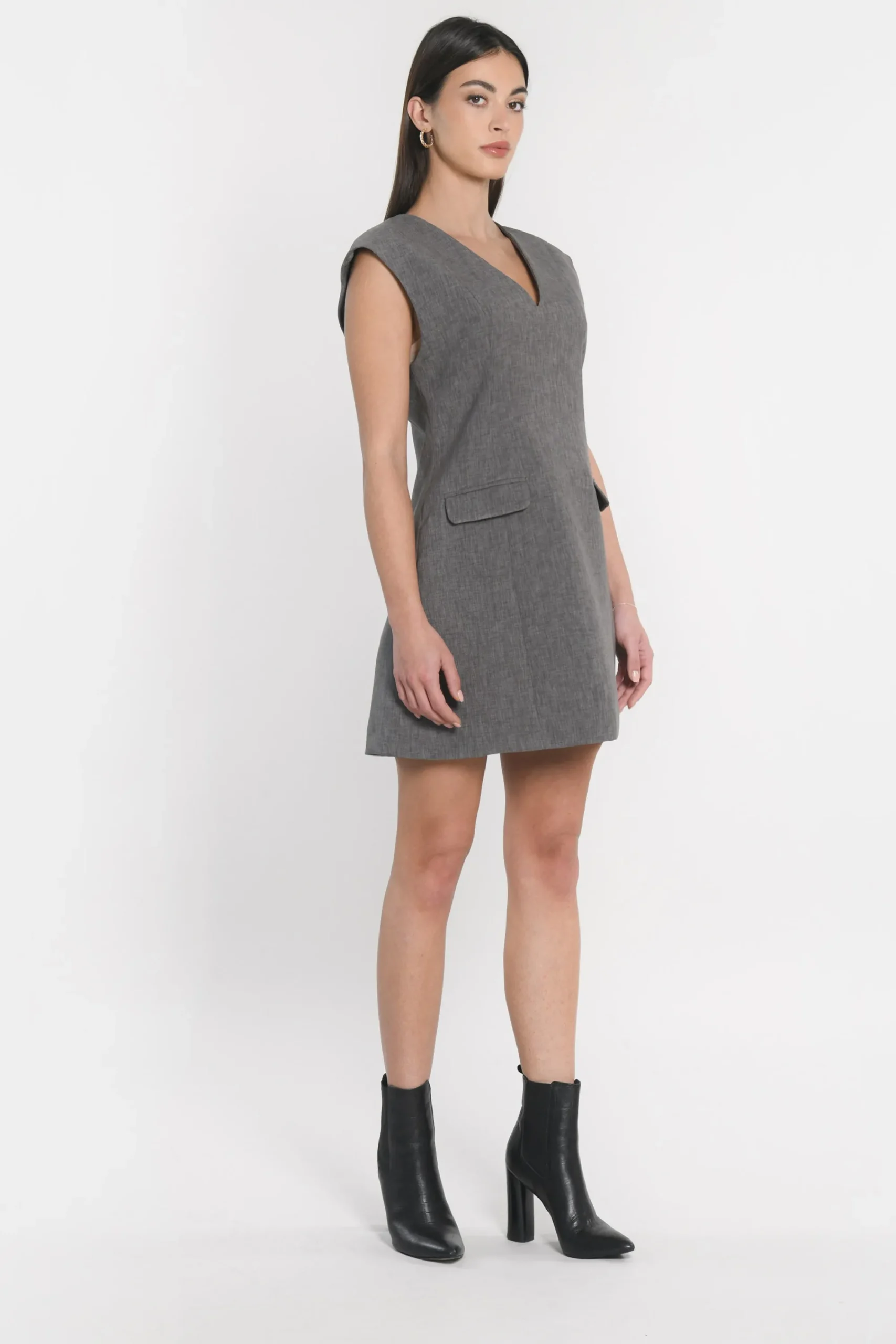 robe_tessa_gris_1.webp KOOKAÏ ROBE TESSA Gris Fashion