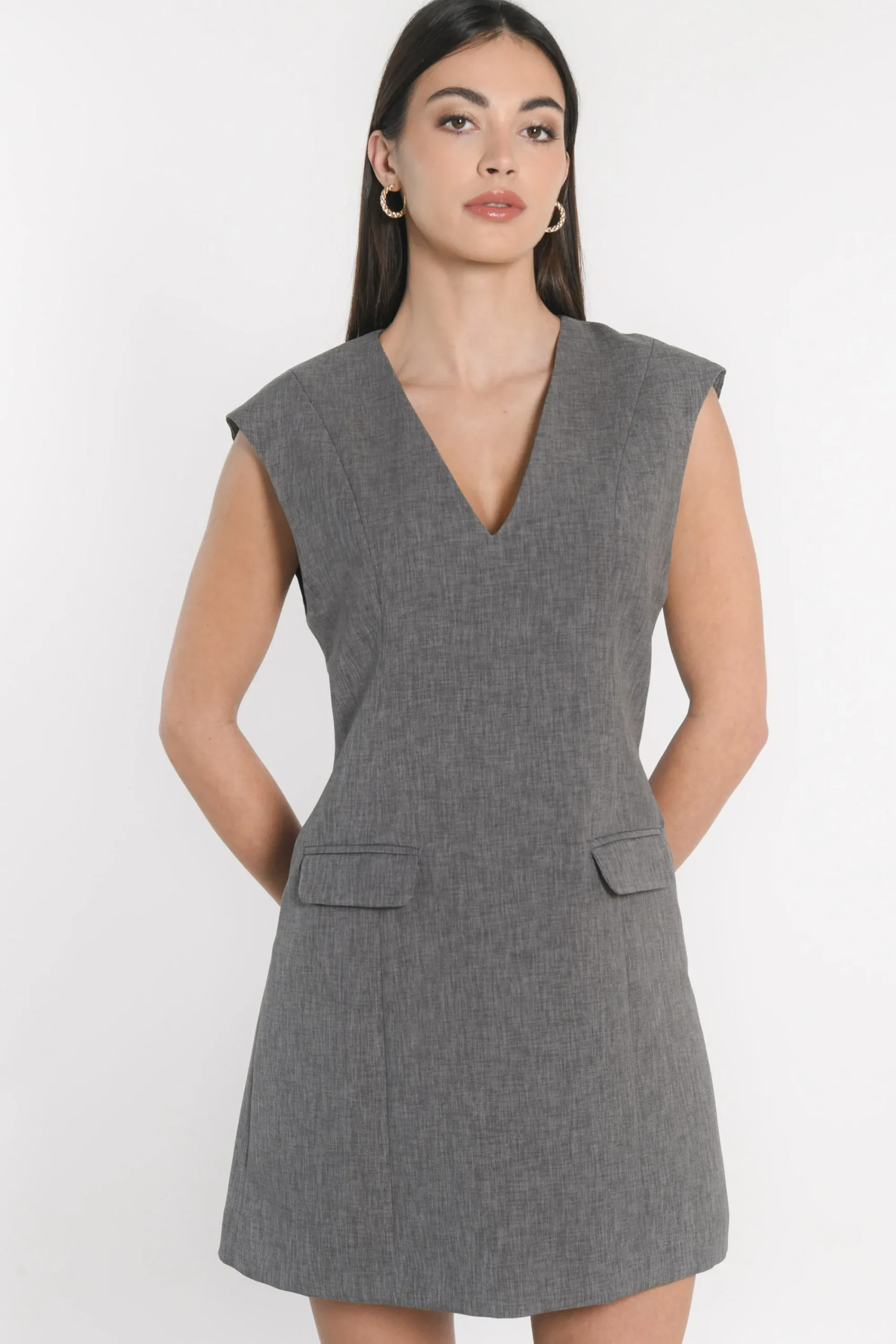 robe_tessa_gris_2.webp KOOKAÏ ROBE TESSA Gris Fashion