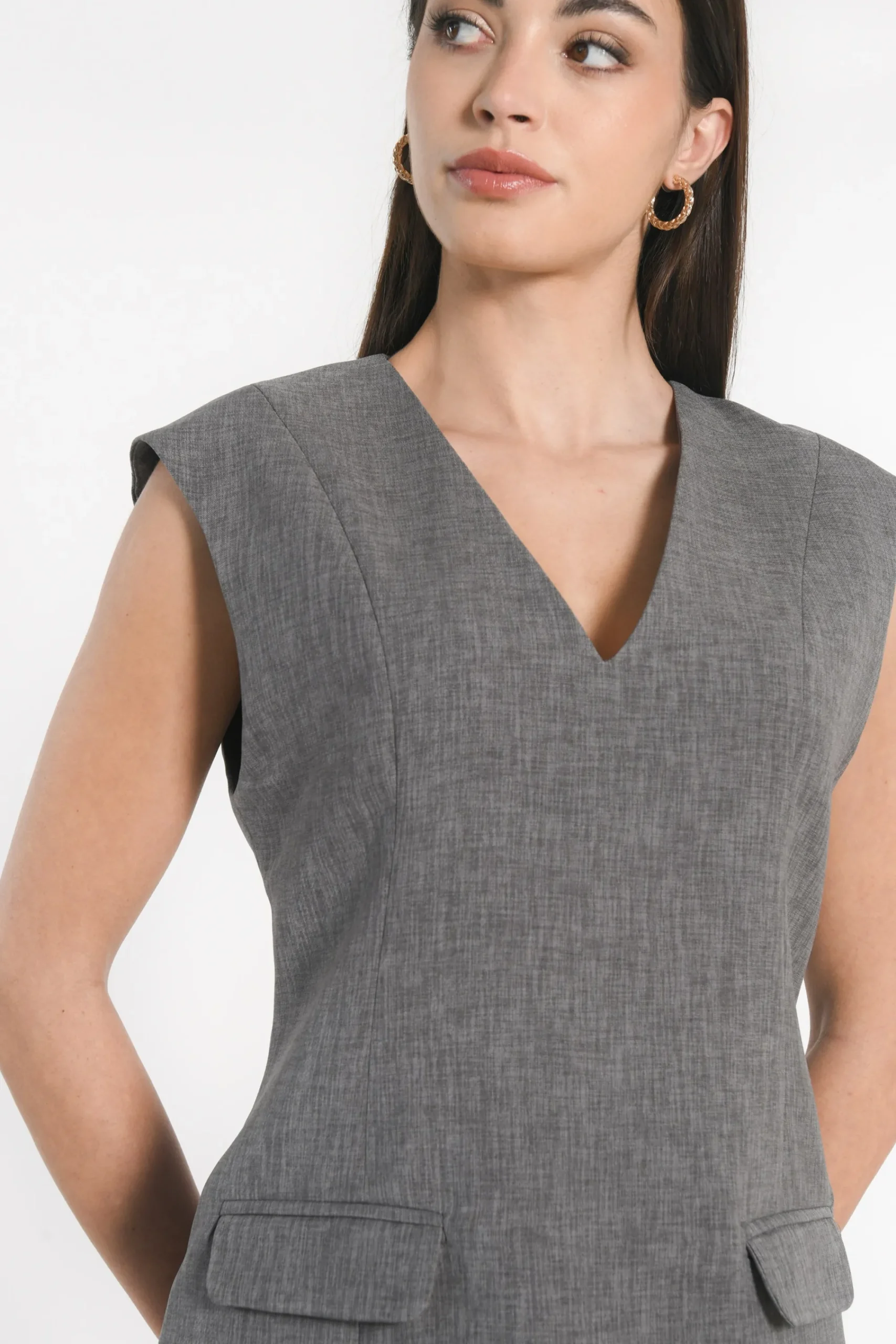 robe_tessa_gris_4.webp KOOKAÏ ROBE TESSA Gris Fashion