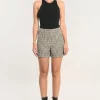 KOOKAÏ SHORT MARVIN PIED DE POULE Kaki Cheap