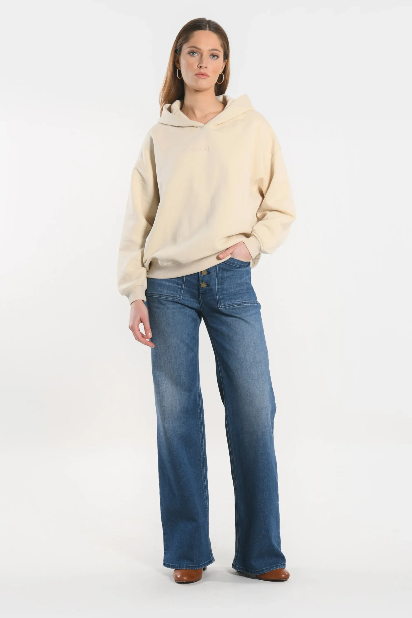 sweat_a_capuche__suzy__mo_2.webp KOOKAÏ SWEAT A CAPUCHE - SUZY - Moonlight Clearance