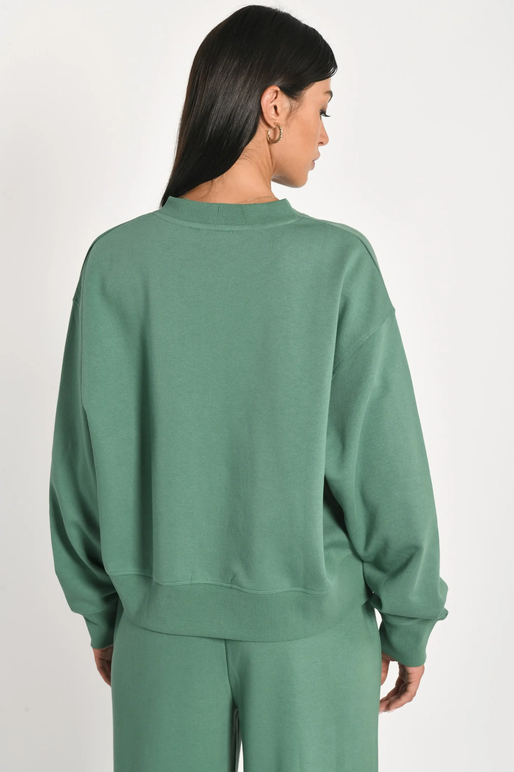 sweatshirt_coeur__suzy__g_6.webp KOOKAÏ SWEATSHIRT COEUR - SUZY - Green Best
