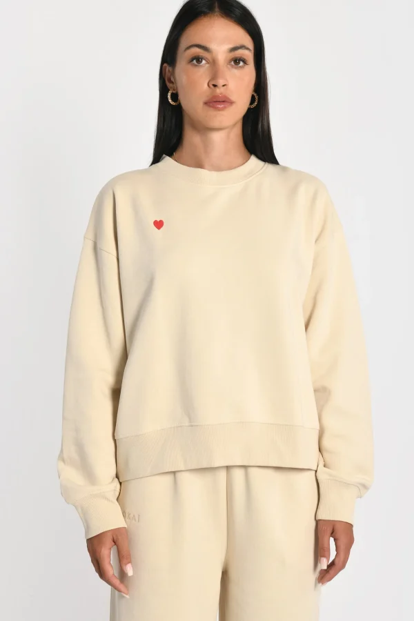 KOOKAÏ SWEATSHIRT COEUR - SUZY - Moonlight Store