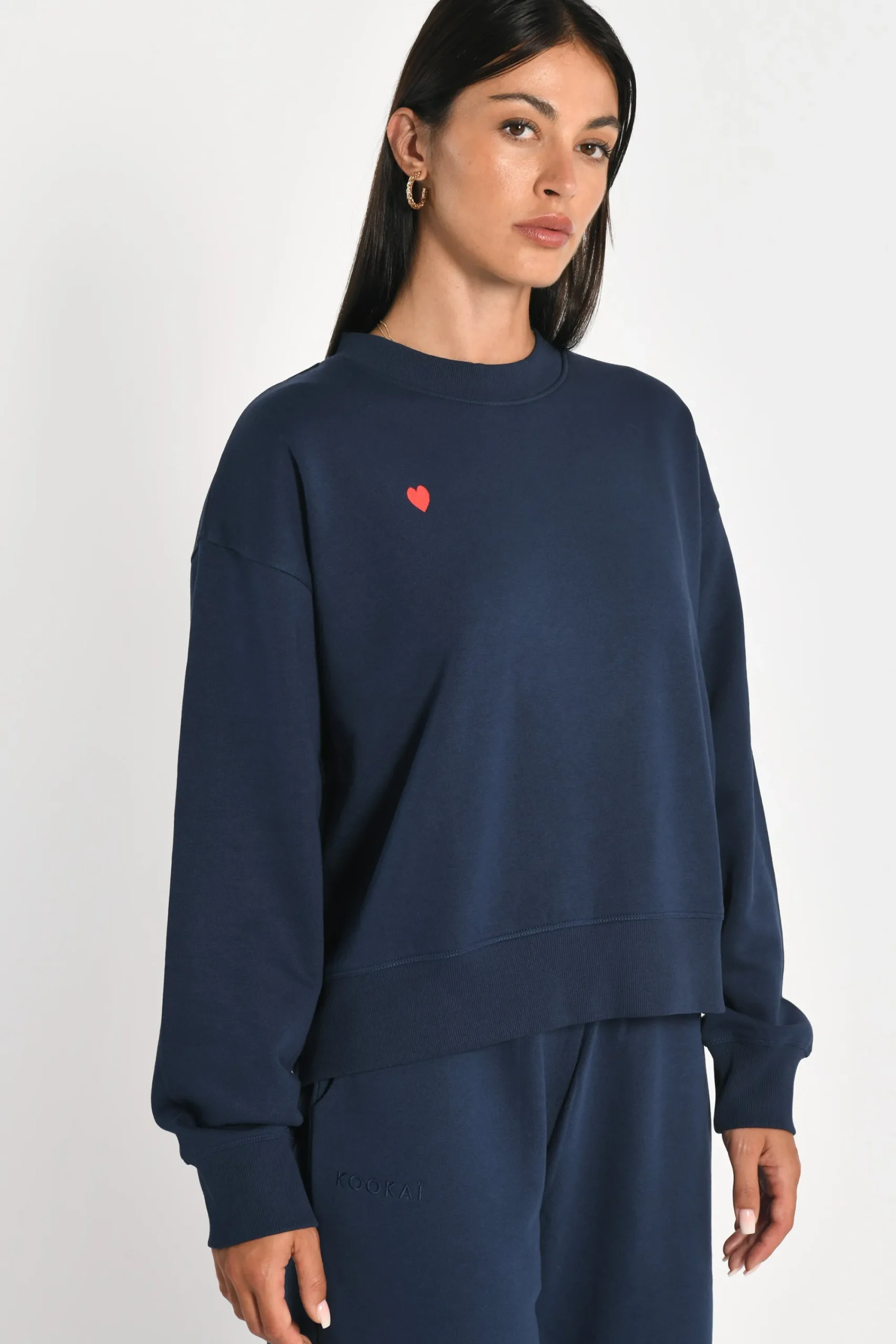 sweatshirt_coeur__suzy__n_2.webp KOOKAÏ SWEATSHIRT COEUR - SUZY - Navy Best