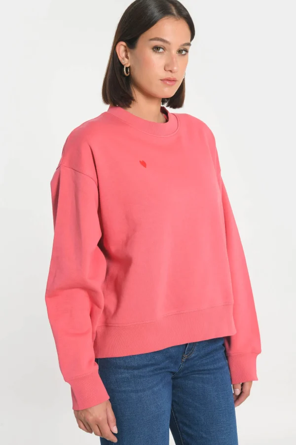 KOOKAÏ SWEATSHIRT COEUR - SUZY - RAPTURE ROSE Rapturerose Shop