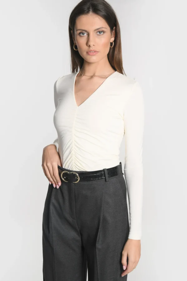 KOOKAÏ TEE SHIRT BEA Ecru Discount