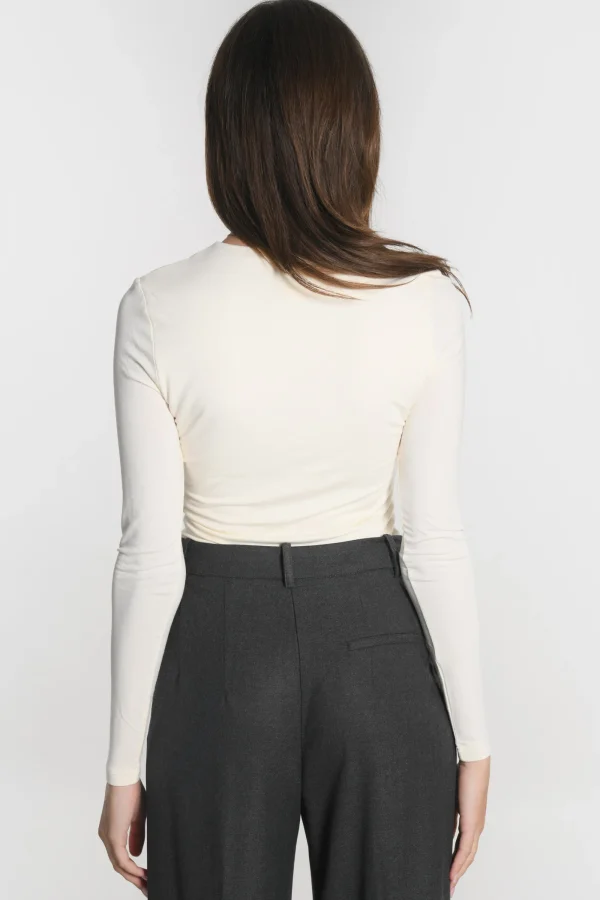 KOOKAÏ TEE SHIRT BEA Ecru Discount